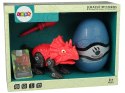LEAN Toys Zestaw Dinozaur Triceratops z Jajkiem DIY Śrubokręt