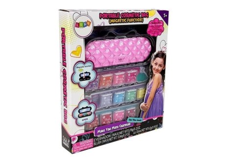 LEAN Toys Zestaw Do Makijażu Etui Cienie Do Powiek Błyszczyk Róż LEAN Toys Zestaw Do Makijażu Etui Cienie Do Powiek Błyszczyk Róż
