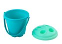 LEAN Toys Zestaw Do Piasku Lody Wiaderko Łopatka Niebieskie 6 ele.