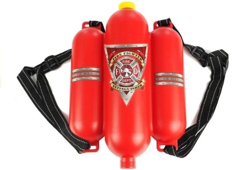 LEAN Toys Zestaw Strażaka Dla Dziecka Kask Toporek Akcesoria Czerwony LEAN Toys Zestaw Strażaka Dla Dziecka Kask Toporek Akcesoria Czerwony