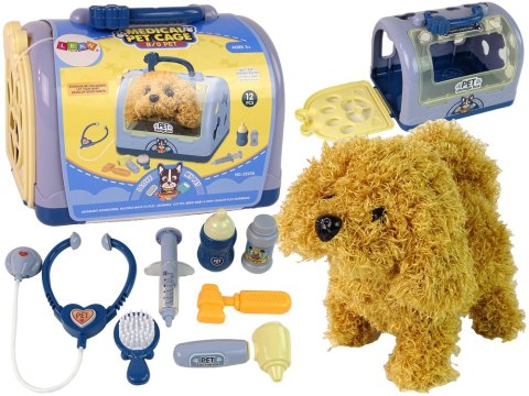 LEAN Toys Zestaw do Opieki Nad Psem Weterynarz Akcesoria Niebieski LEAN Toys Zestaw do Opieki Nad Psem Weterynarz Akcesoria Niebieski