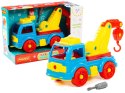 Wader Polesie Dźwig Holownik Transport Klocki Do Rozkręcania DIY 38 Elementów 84828
