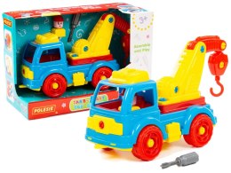 Wader Polesie Dźwig Holownik Transport Klocki Do Rozkręcania DIY 38 Elementów 84828