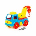 Wader Polesie Dźwig Holownik Transport Klocki Do Rozkręcania DIY 38 Elementów 84828
