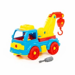 Wader Polesie Dźwig Holownik Transport Klocki Do Rozkręcania DIY 38 Elementów 84828