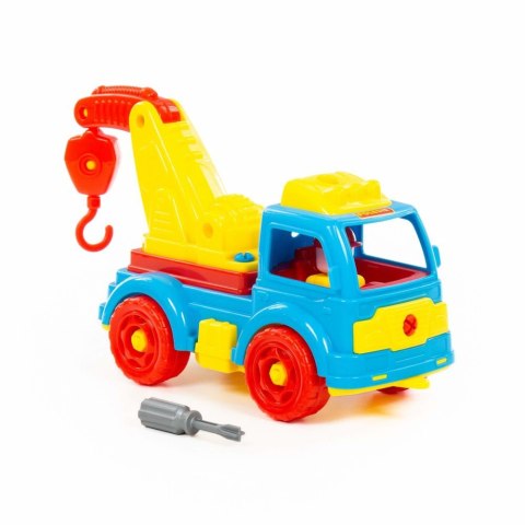 Wader Polesie Dźwig Holownik Transport Klocki Do Rozkręcania DIY 38 Elementów 84828 Wader Polesie Dźwig Holownik Transport Klocki Do Rozkręcania DIY 38 Elementów 84828