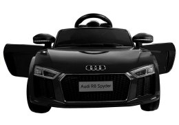 LEAN CARS Auto na Akumulator Audi R8 Spyder Czarny