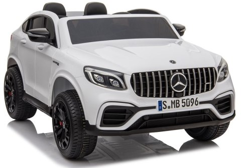 LEAN CARS Auto na Akumulator Mercedes GLC 63S Biały LEAN CARS Auto na Akumulator Mercedes GLC 63S Biały