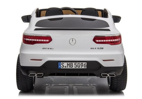LEAN CARS Auto na Akumulator Mercedes GLC 63S Biały LEAN CARS Auto na Akumulator Mercedes GLC 63S Biały