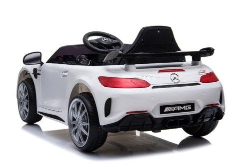 LEAN CARS Auto na Akumulator Mercedes GTR Biały LEAN CARS Auto na Akumulator Mercedes GTR Biały