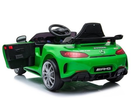 LEAN CARS Auto na Akumulator Mercedes GTR Zielony LEAN CARS Auto na Akumulator Mercedes GTR Zielony