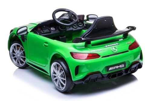 LEAN CARS Auto na Akumulator Mercedes GTR Zielony LEAN CARS Auto na Akumulator Mercedes GTR Zielony