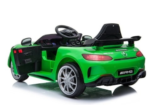 LEAN CARS Auto na Akumulator Mercedes GTR Zielony LEAN CARS Auto na Akumulator Mercedes GTR Zielony