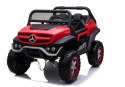 LEAN CARS Auto na Akumulator Mercedes Unimog Czerwony