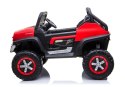 LEAN CARS Auto na Akumulator Mercedes Unimog Czerwony