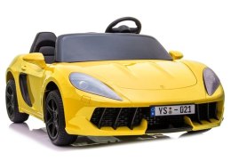 LEAN CARS Auto na akumulator YSA021A Żółty Lakierowany