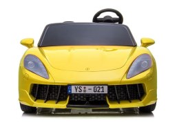 LEAN CARS Auto na akumulator YSA021A Żółty Lakierowany