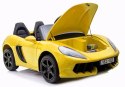 LEAN CARS Auto na akumulator YSA021A Żółty Lakierowany