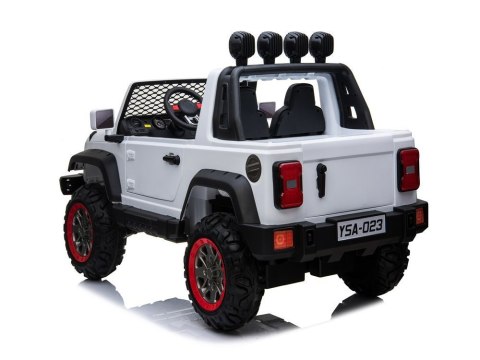 LEAN CARS Auto na akumulator YSA023 Biały 24V LEAN CARS Auto na akumulator YSA023 Biały 24V
