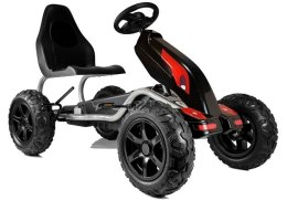 LEAN CARS Gokart na Pedały B012 Pompowane Koła Czarny