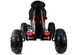 LEAN CARS Gokart na Pedały B012 Pompowane Koła Czarny