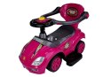 LEAN CARS Jeździk z Pchaczem Mega Car 3w1 Różowy