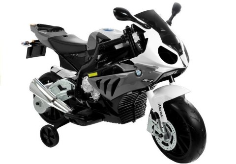 LEAN CARS Motocykl Motor na akumulator BMW S1000RR Srebrny LEAN CARS Motocykl Motor na akumulator BMW S1000RR Srebrny
