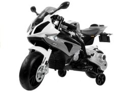 LEAN CARS Motocykl Motor na akumulator BMW S1000RR Srebrny