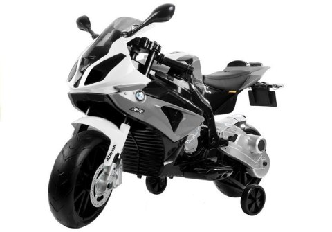 LEAN CARS Motocykl Motor na akumulator BMW S1000RR Srebrny LEAN CARS Motocykl Motor na akumulator BMW S1000RR Srebrny