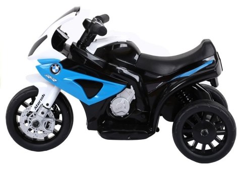 LEAN CARS Motor na akumulator BMW S1000RR Trójkołowy Niebieski LEAN CARS Motor na akumulator BMW S1000RR Trójkołowy Niebieski