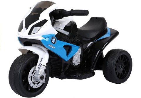 LEAN CARS Motor na akumulator BMW S1000RR Trójkołowy Niebieski LEAN CARS Motor na akumulator BMW S1000RR Trójkołowy Niebieski