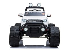 LEAN CARS Pojazd na Akumulator Ford Ranger Monster LCD Biały