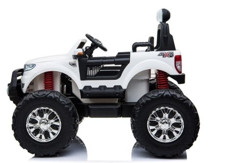 LEAN CARS Pojazd na Akumulator Ford Ranger Monster LCD Biały LEAN CARS Pojazd na Akumulator Ford Ranger Monster LCD Biały