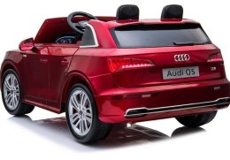 LEAN CARS Pojazd na Akumulator Nowe Audi Q5 2-osobowe Czerwone Lakierowane