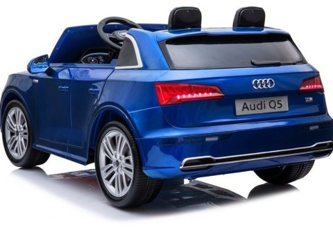 LEAN CARS Pojazd na Akumulator Nowe Audi Q5 2-osobowe Niebieskie Lakierowane LEAN CARS Pojazd na Akumulator Nowe Audi Q5 2-osobowe Niebieskie Lakierowane
