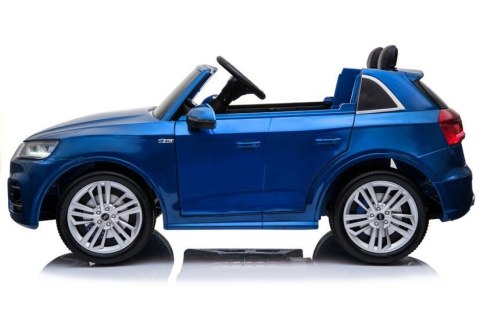 LEAN CARS Pojazd na Akumulator Nowe Audi Q5 2-osobowe Niebieskie Lakierowane LEAN CARS Pojazd na Akumulator Nowe Audi Q5 2-osobowe Niebieskie Lakierowane
