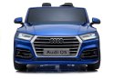 LEAN CARS Pojazd na Akumulator Nowe Audi Q5 2-osobowe Niebieskie Lakierowane