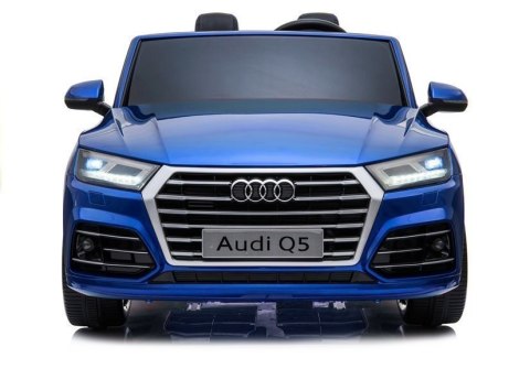 LEAN CARS Pojazd na Akumulator Nowe Audi Q5 2-osobowe Niebieskie Lakierowane LEAN CARS Pojazd na Akumulator Nowe Audi Q5 2-osobowe Niebieskie Lakierowane