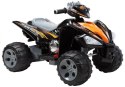 LEAN CARS Quad na Akumulator Duże Koła Czarny