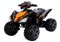 LEAN CARS Quad na Akumulator Duże Koła Czarny
