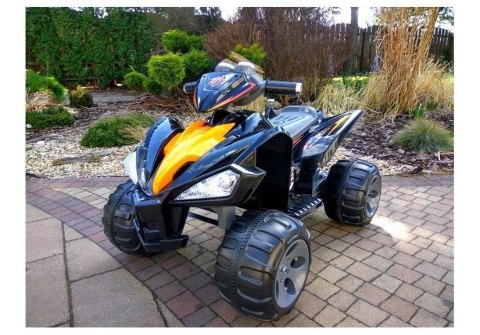 LEAN CARS Quad na Akumulator Duże Koła Czarny LEAN CARS Quad na Akumulator Duże Koła Czarny