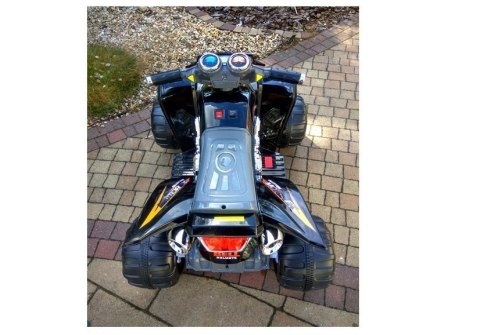 LEAN CARS Quad na Akumulator Duże Koła Czarny LEAN CARS Quad na Akumulator Duże Koła Czarny