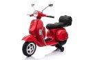 LEAN CARS Skuter na Akumulator Vespa Czerwony