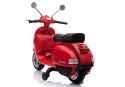 LEAN CARS Skuter na Akumulator Vespa Czerwony