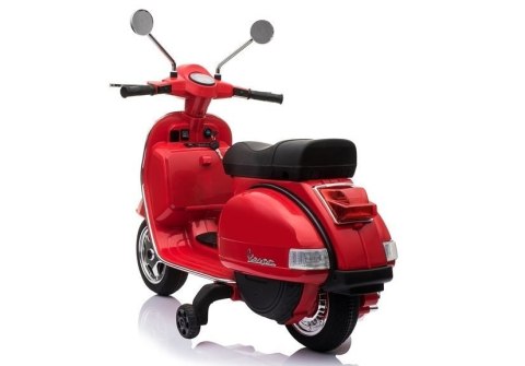 LEAN CARS Skuter na Akumulator Vespa Czerwony LEAN CARS Skuter na Akumulator Vespa Czerwony