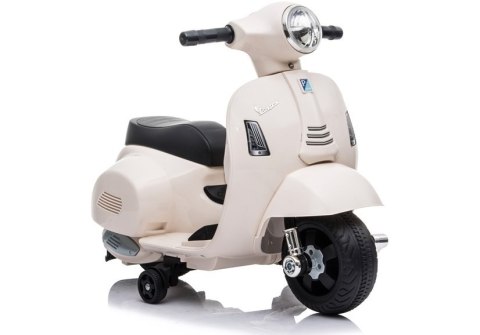 LEAN CARS Skuter na Akumulator Vespa GTS 300 Mini Biały LEAN CARS Skuter na Akumulator Vespa GTS 300 Mini Biały