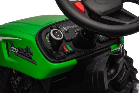 LEAN CARS Traktor Na Akumulator HC-306 Zielony 24V LEAN CARS Traktor Na Akumulator HC-306 Zielony 24V
