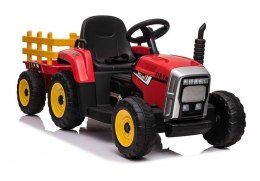 LEAN CARS Traktor na Akumulator z Przyczepką XMX611 Czerwony