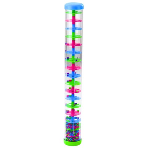 LEAN TOYS Duża Tuba Sensoryczna Deszczownica Grzechotka Kolorowe Kulki 40cm LEAN TOYS Duża Tuba Sensoryczna Deszczownica Grzechotka Kolorowe Kulki 40cm