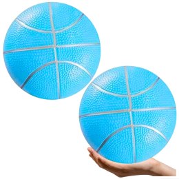 LEAN TOYS Piłka Plażowa Gumowa Pastelowa Lekka Niebieska 20cm